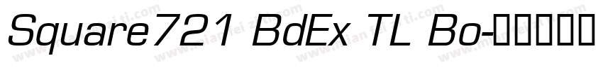 Square721 BdEx TL Bo字体转换